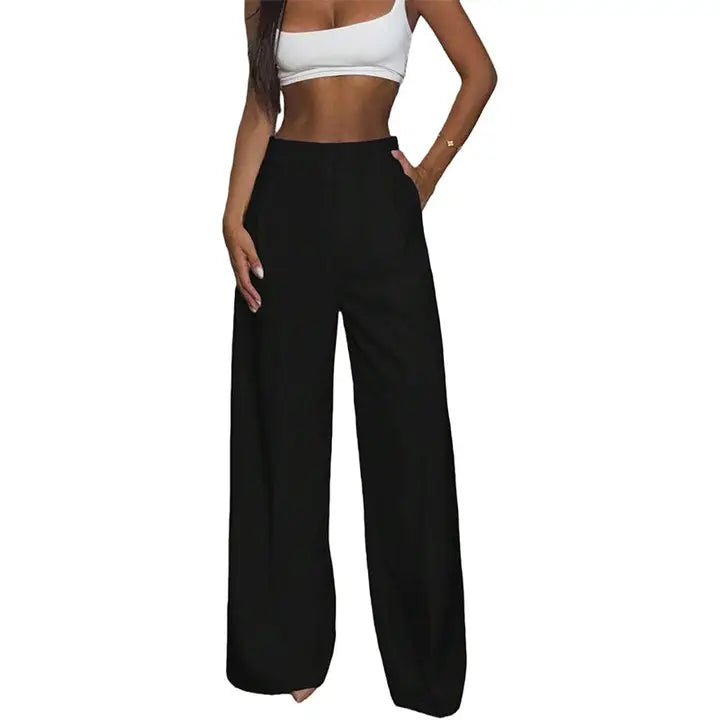 High Waisted Wide Leg Dress Pants