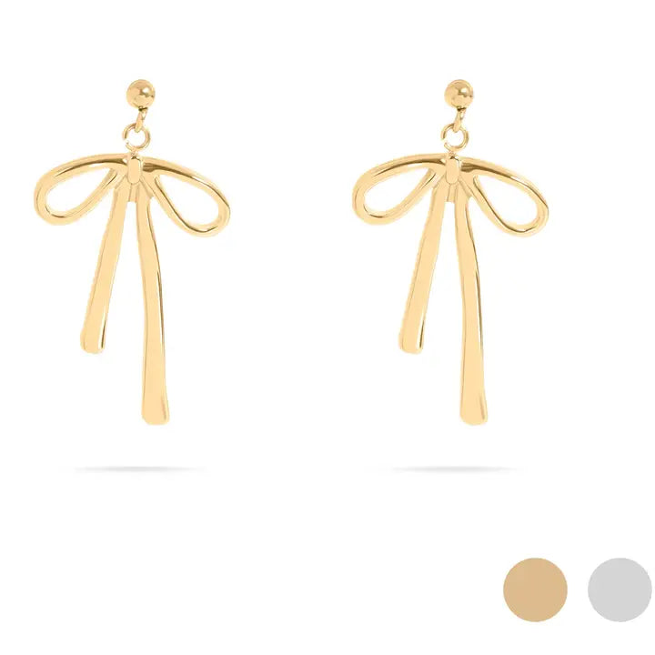Ribbon Bow Earrings