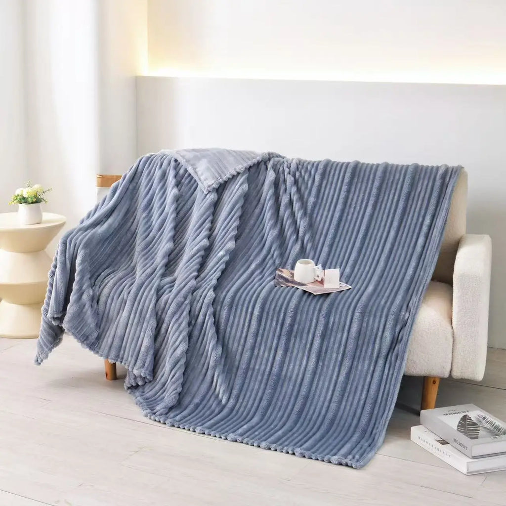 Plush Flannel Throw