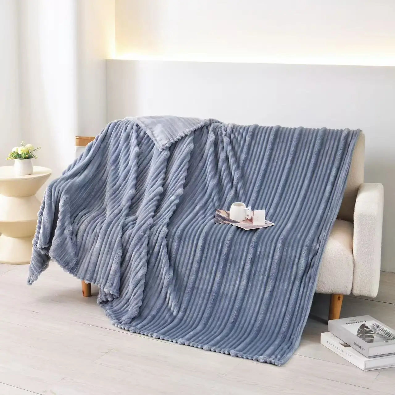 Plush Flannel Throw