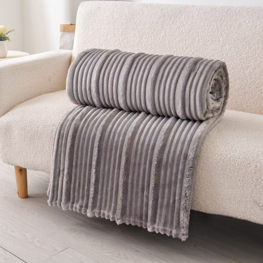 Plush Flannel Throw