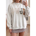WWJD Embroidered Mock Neck Sweatshirt