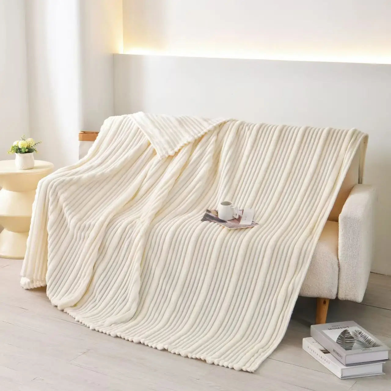 Plush Flannel Throw