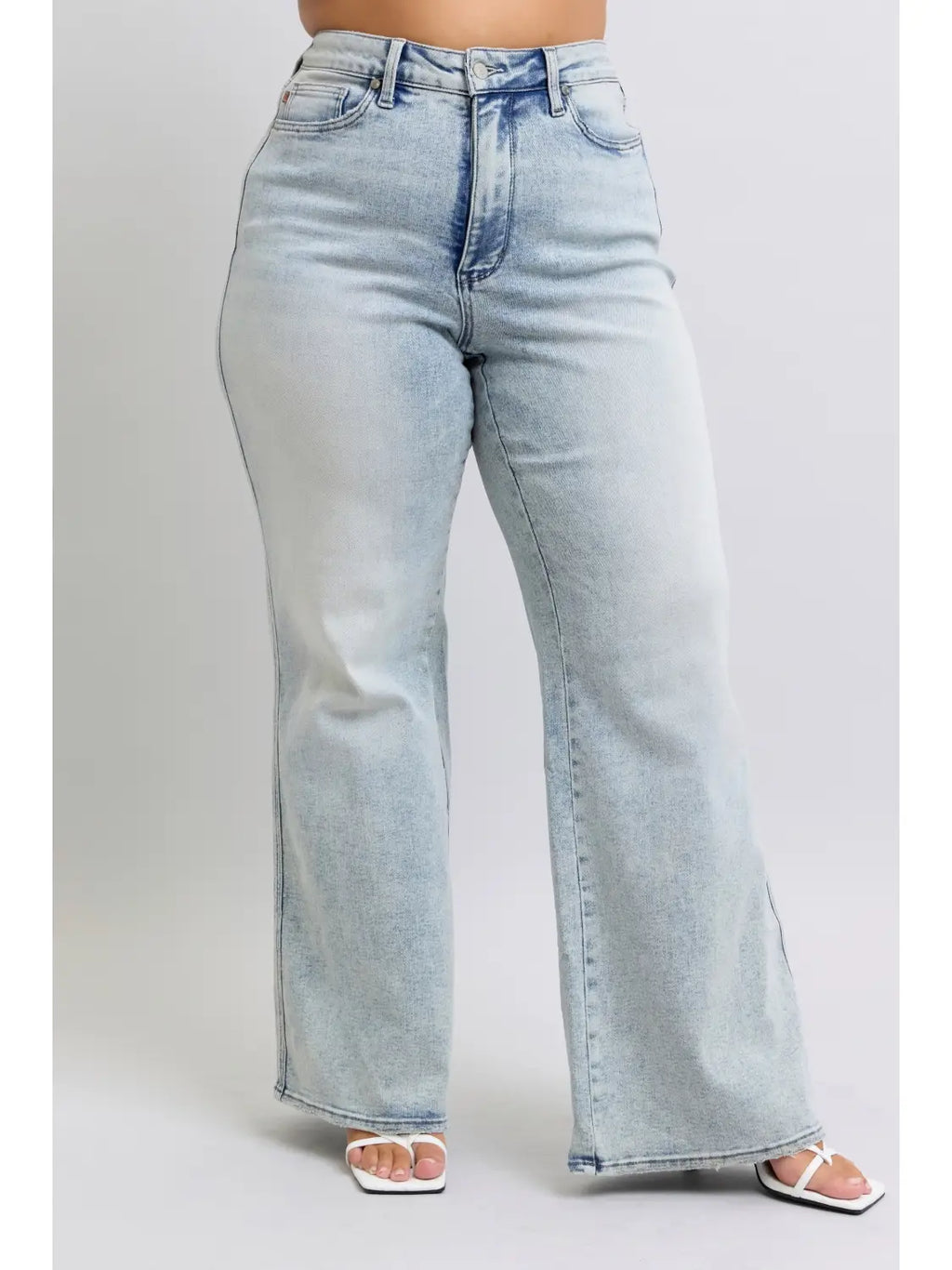 Judy Blue Tummy Control Retro Wide Leg - Plus