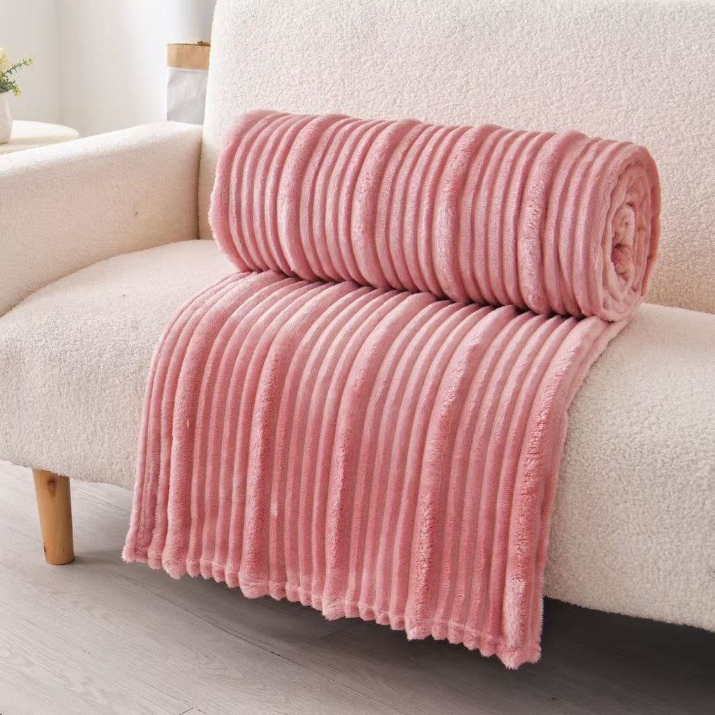 Plush Flannel Throw